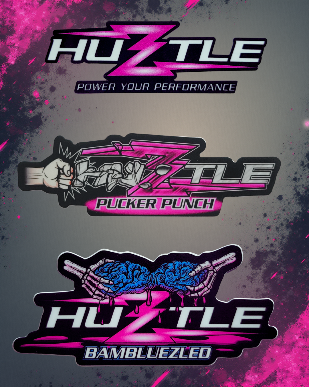 Official Huztle Sticker